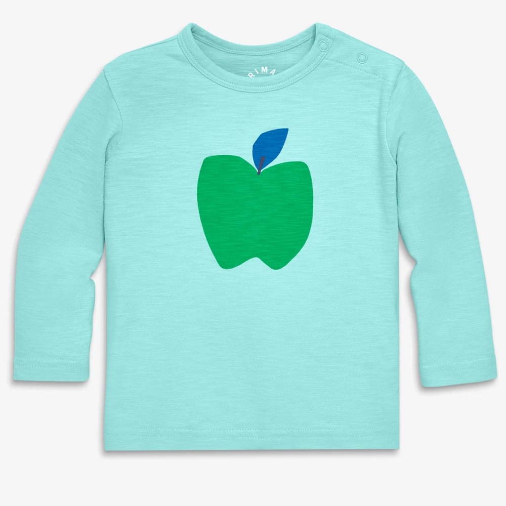 Primary | Baby long sleeve apple tee